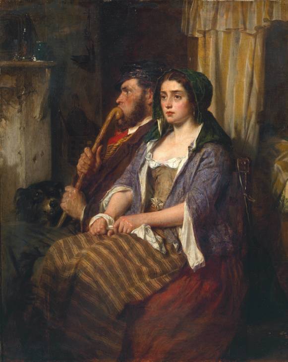 Faults On Both Sides by Thomas Faed, 1861